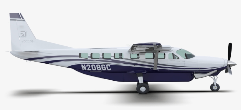 Cessna Grand Caravan - Learjet 35, transparent png