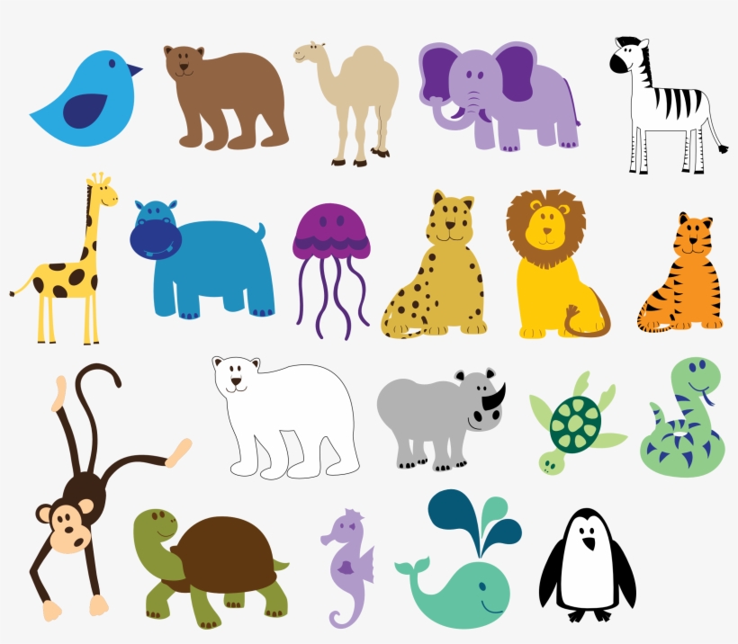 Clip Arts Related To - Animals Noahs Ark Pillow Case, transparent png