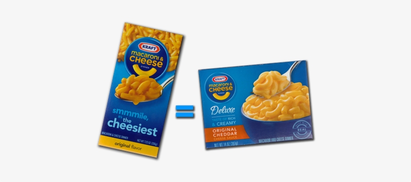 Curiously Kraft's 14oz Deluxe Varieties Have The Same - Kraft Macaroni & Cheese Dinner, Original Flavor, transparent png