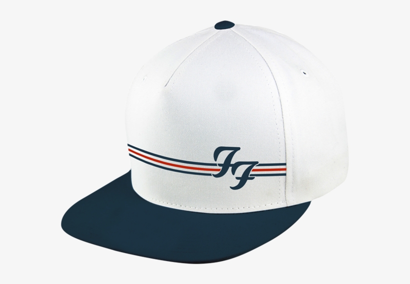 White And Navy Snapback Hat - Foo Fighters, transparent png