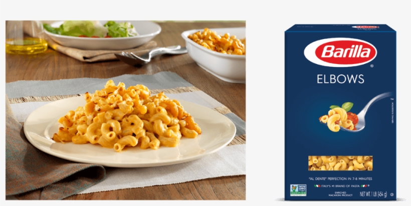 Barilla® Italian Mac And Cheese With Carrot - Barilla Elbows 16.9 Oz Boxes - Pack Of 4, transparent png