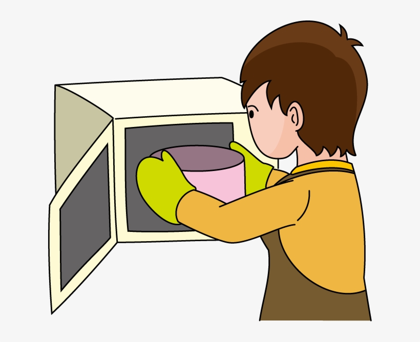 Cooking Cliparts Transparent - Cooking In Microwave Clipart, transparent png
