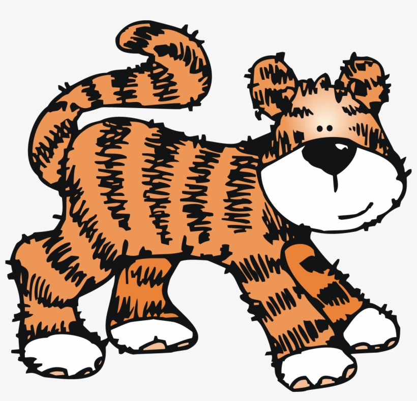 Dj Inkers Animal Clipart Collection Animals - Tiger Clipart Melonheadz, transparent png