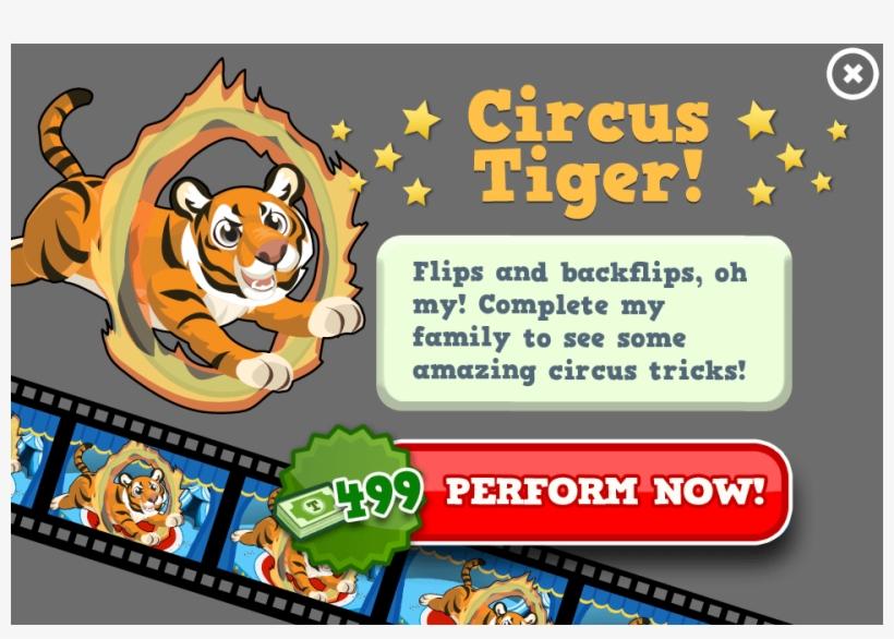 Circus Tiger Animators Modal - Circus, transparent png