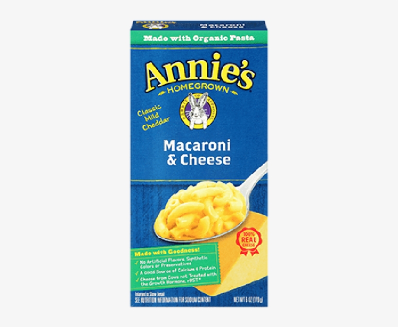 Annie's Homegrown Macaroni & Cheese 170g - Annie's Macaroni & Cheese 6oz, transparent png