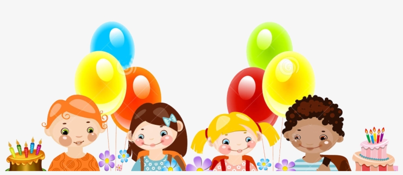 Childrens With Balloon, transparent png