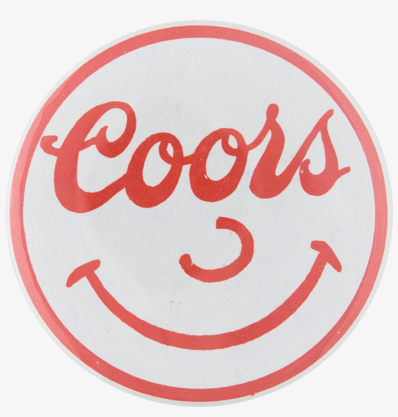 Coors Smiley - Coors Light Logo Black, transparent png