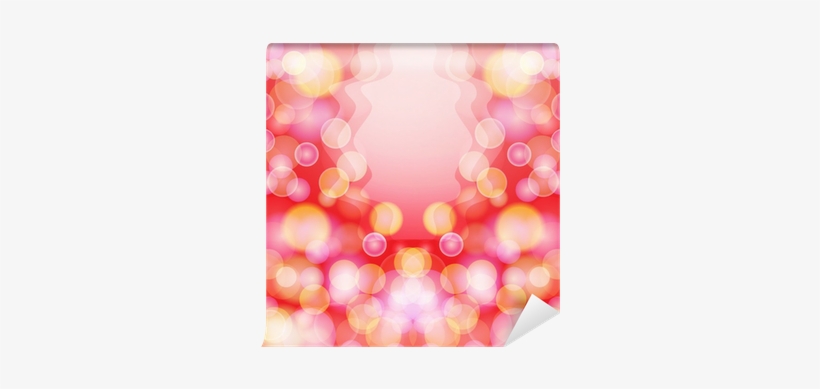 Bright Red Abstract Background With Bokeh Effect - Abstract Art, transparent png