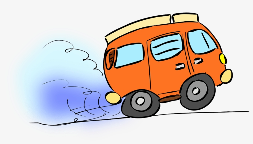 You're Driving Your Kids All Over The Place To Camp, - Minibus Clipart, transparent png