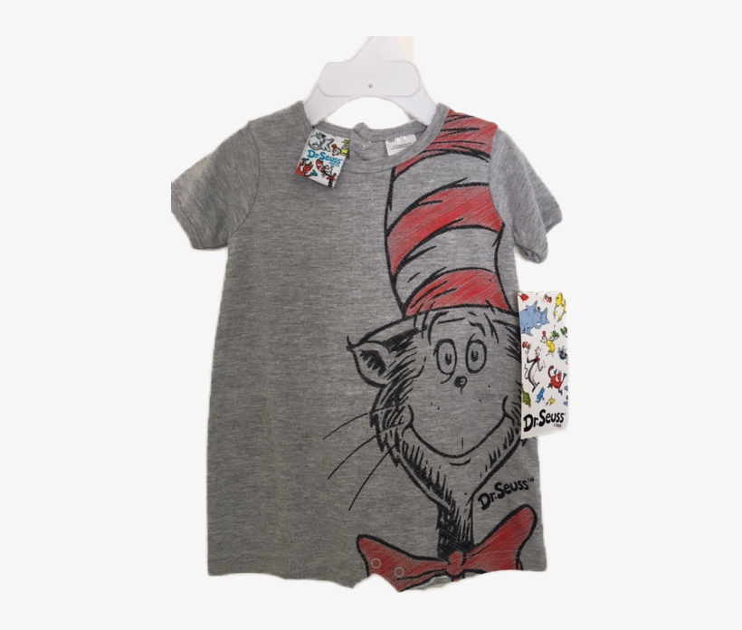 Cat In The Hat Grey Snap Suit By Dr - Cat In The Hat, transparent png