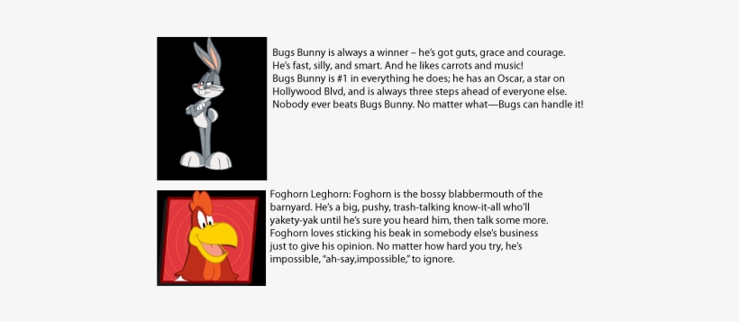 Here's How Looney Tunes Describes Their Stars - Art, transparent png