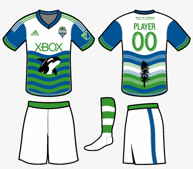 Orca From 1995 Sounders Logo - Cartoon, transparent png