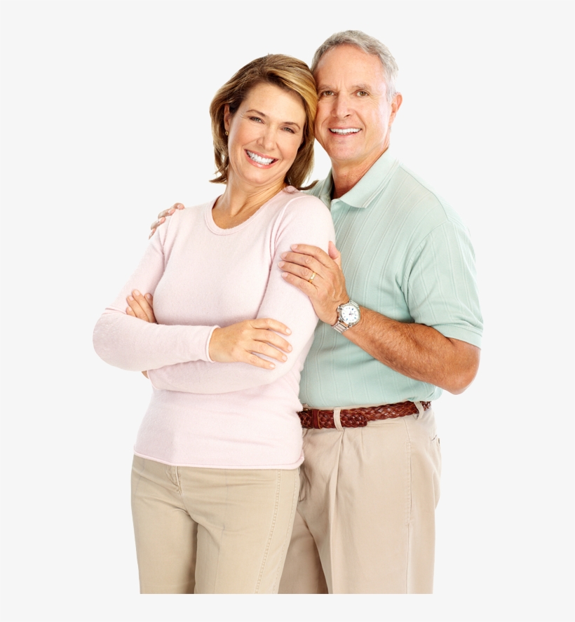 Happy Old Couple Png, transparent png
