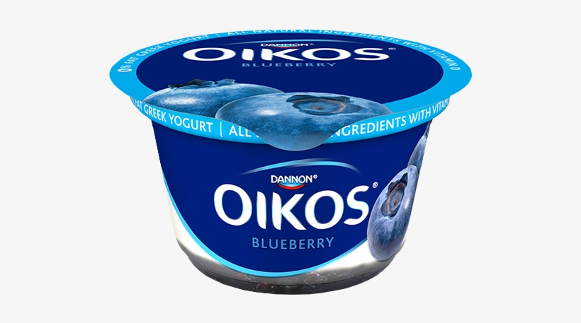 Blueberry Greek Yogurt Single Serve - Oikos Greek Yogurt, transparent png