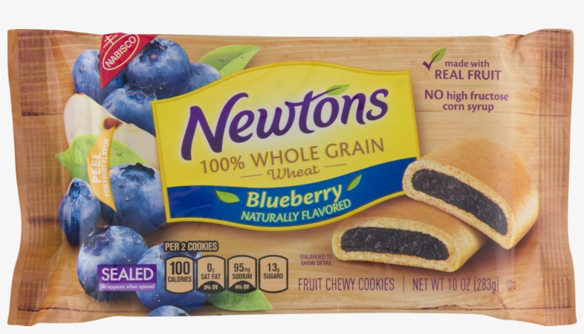 Newtons Cookies, Fruit Chewy, Blueberry - 10 Oz, transparent png