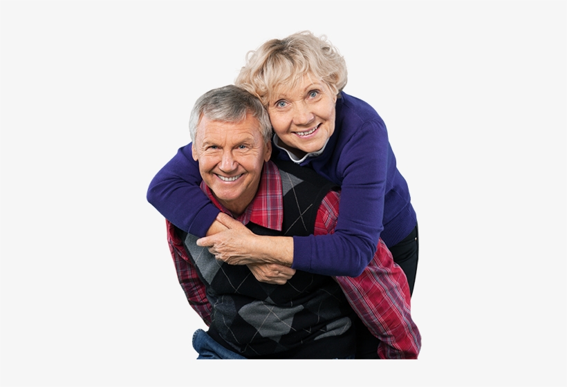 Laughing Older Couple - Portrait, transparent png
