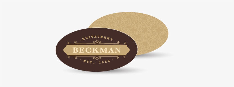 Oval Business Cards, transparent png