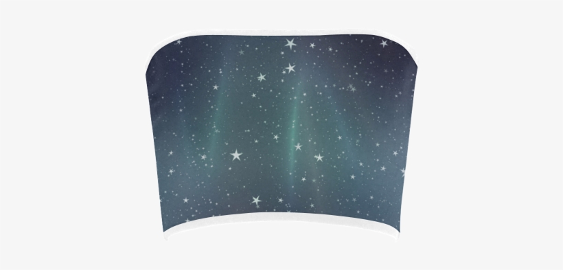 Starry Sky Bandeau Top - Star, transparent png