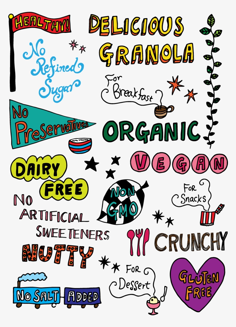 Organic & Gluten-free Star Sky Granola, transparent png
