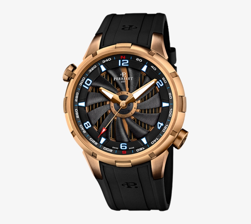 Perrelet Watch Turbine Yacht, transparent png
