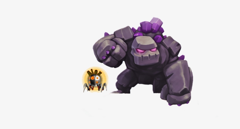 Clash Of Clans Golem - Golem Clash Royale Png, transparent png