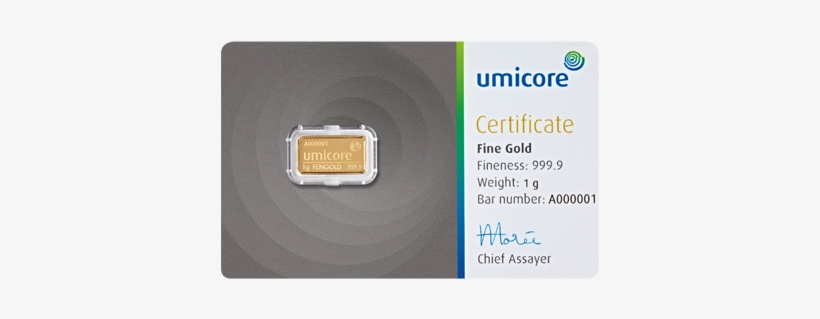 Umicore 1g Gold Bar, transparent png