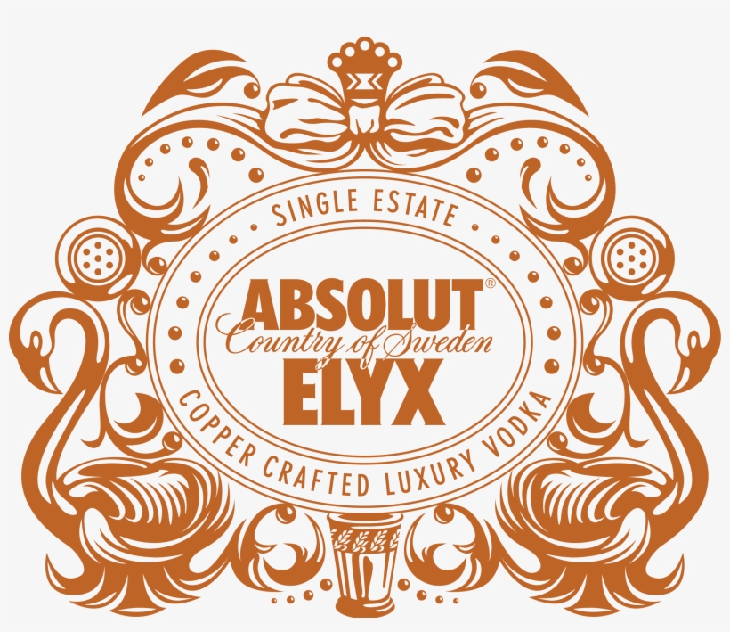 Absolut Elyx Vodka Logo, transparent png