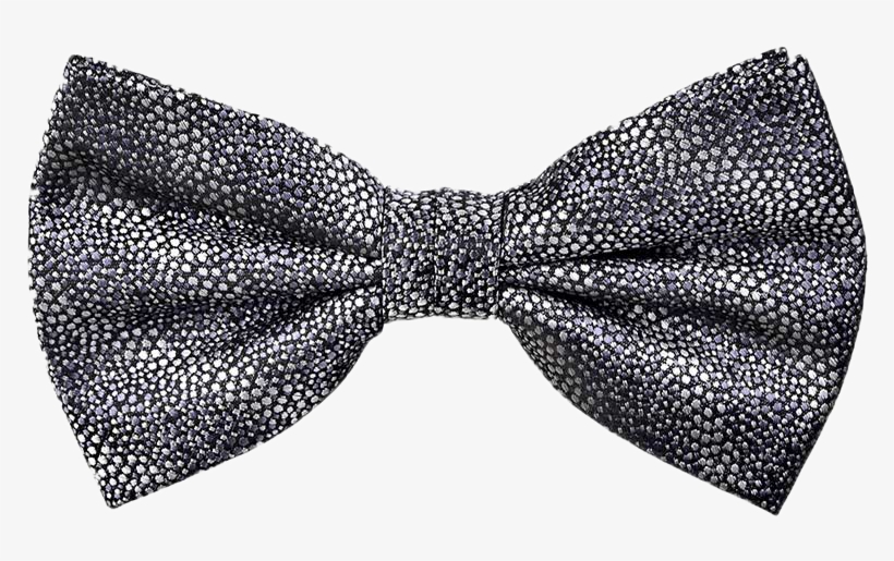 Textured Damon Bow Tie In Grey Reptile - Bow Tie, transparent png