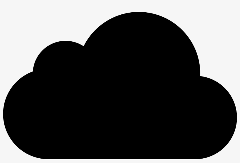 This Is A Very Simple Icon That Looks Just Like A Cloud - Cloud Svg, transparent png