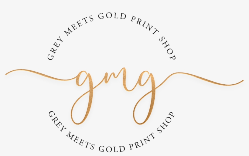 Grey Meets Gold - Calligraphy, transparent png