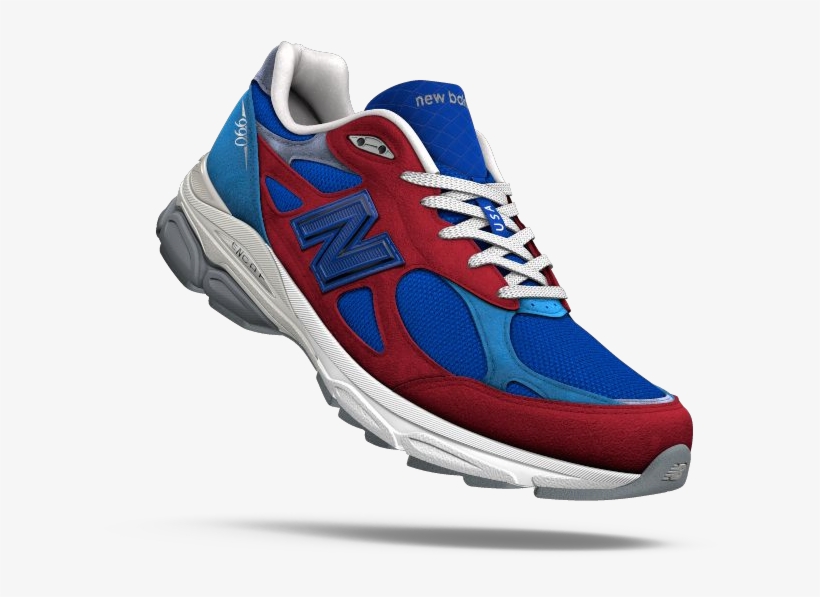 Red White And Blue Model - New Balance, transparent png