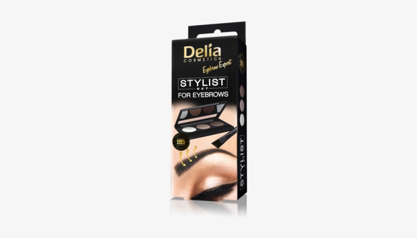 Eyebrow Expert Eyebrows And Eyelashes - Delia Cosmetics Eyebrow Expert Stylist Set, transparent png