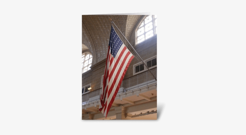 American Flag Greeting Card - Greeting Card, transparent png