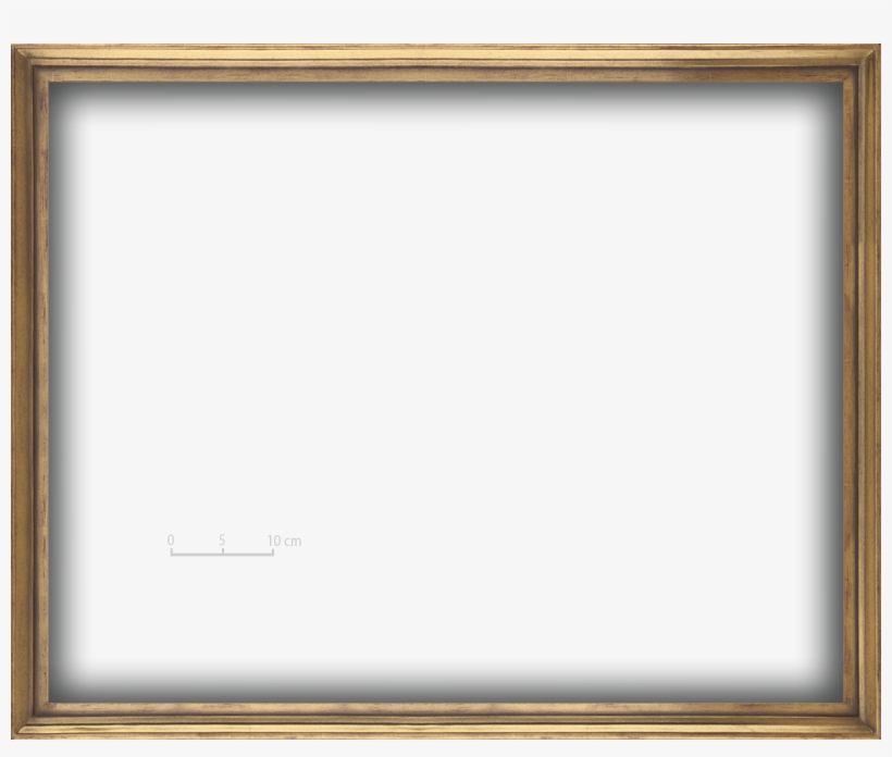 Rama Klasyczna, Pozłacana I Postarzana - Border With Transparent Background, transparent png