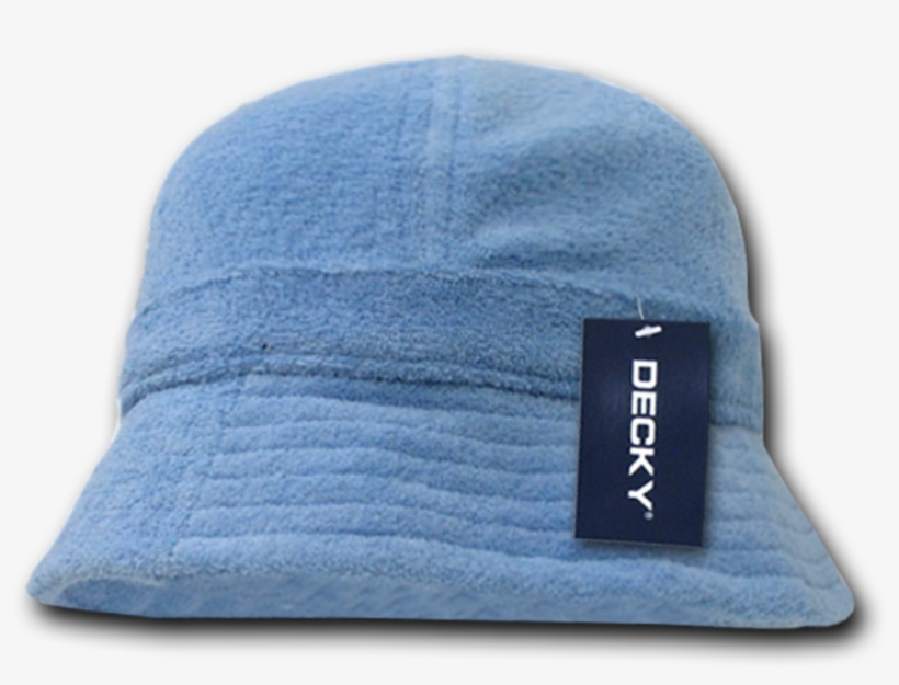 Decky Terry Cloth Fisherman's Bucket Beach Hat Hats - Decky Mens Cotton Unstructured Polo Style Bucket Hat, transparent png
