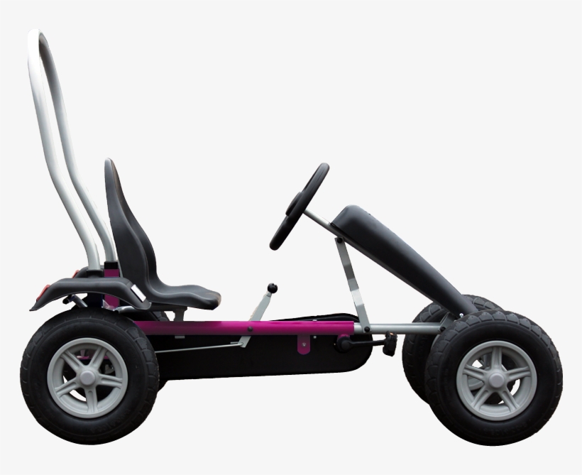 Grant Large Pink Pedal Go Kart - 1 Seater Go Kart Blue, transparent png