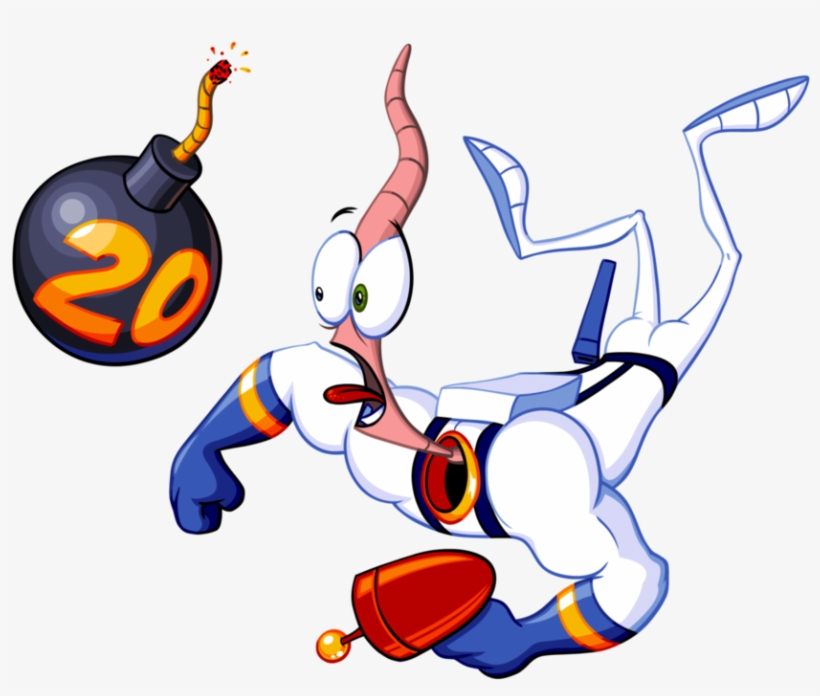 Earthworm Jim Png, transparent png