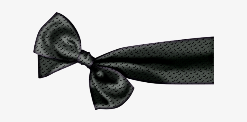 Ruban Noir Png, Tube - Ribbon, transparent png