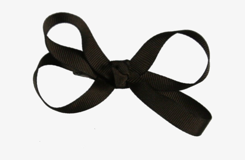Black Bow Ribbon Transparent Images - Hair Ribbons Black And White, transparent png