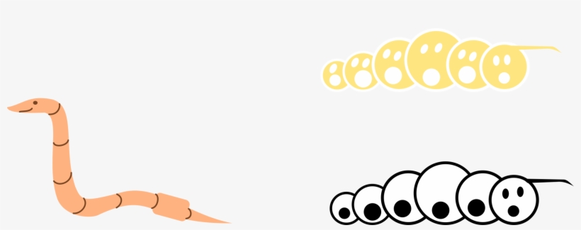Worm Clipart Straight 13 Source - Clip Art, transparent png