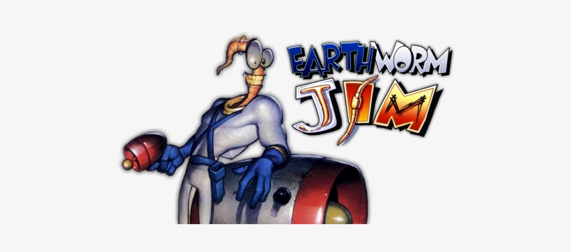 Earthworm Jim Logo - Earth Worm Jim Png, transparent png