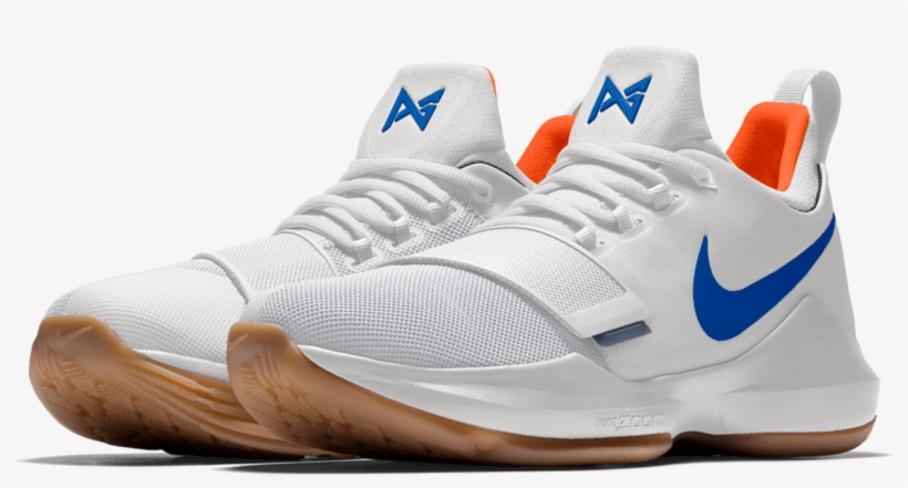 Nike Pg1 Nikeid Okc Thunder - Sneakers, transparent png
