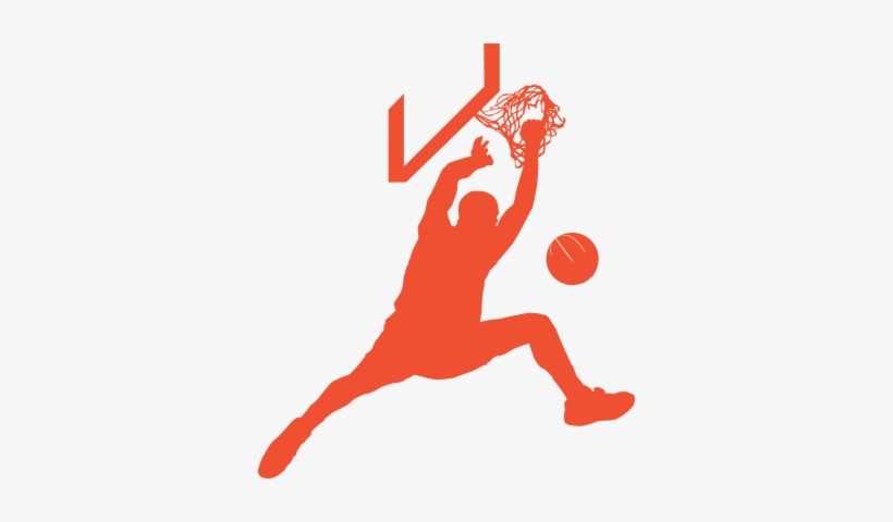 It's Always A Slam Dunk With Schwab - Basketball Wall Decals Basketball Player Gym Wall Decor, transparent png