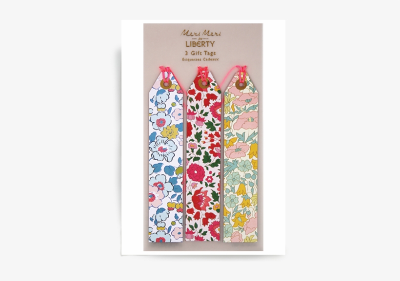Liberty Gift Tags - Liberty Flowers Tea Towel - Danjo D, transparent png