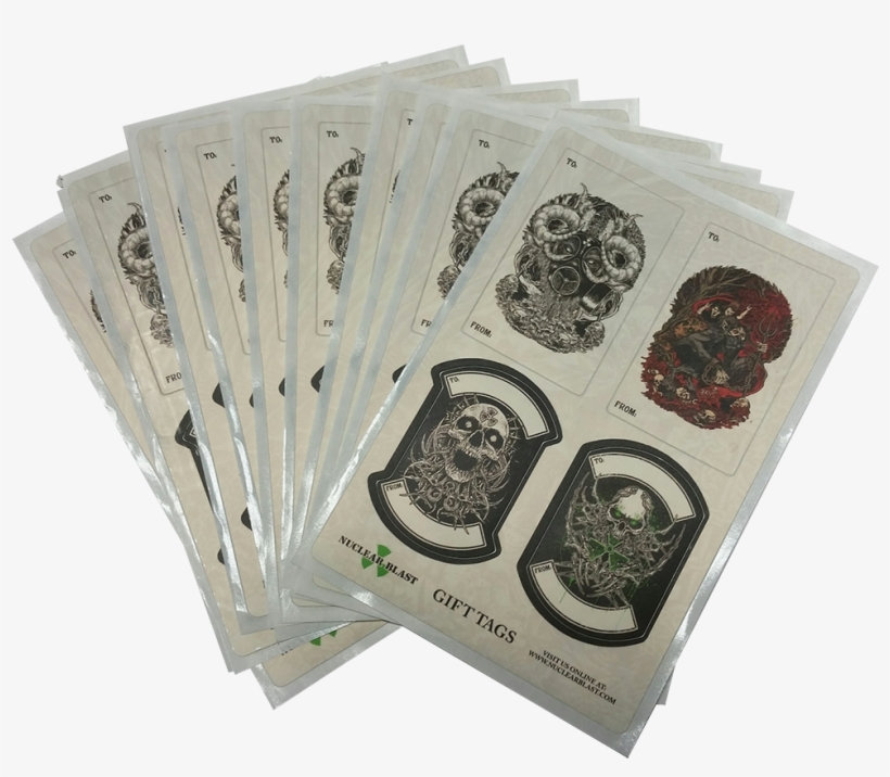 Nuclear Blast America - Gift Tags 10, transparent png