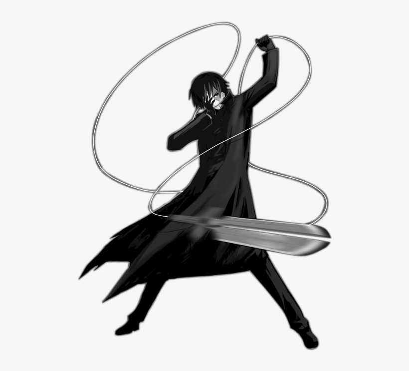 Darker Than Black Anime Sticker - Darker Than Black Black Reaper Hei, transparent png