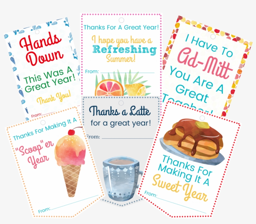 Check Out The 6 Printable Tags With Teacher Gifts For - Gift, transparent png