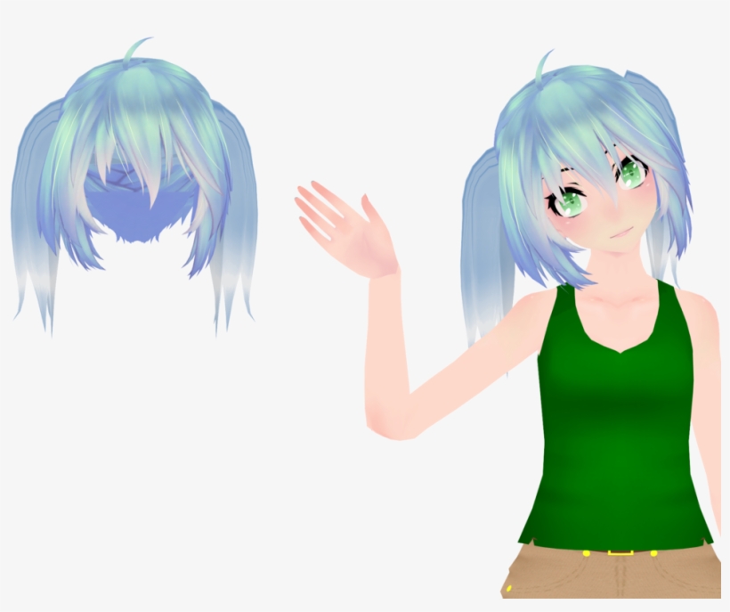 Hair Png Anime Girl, transparent png