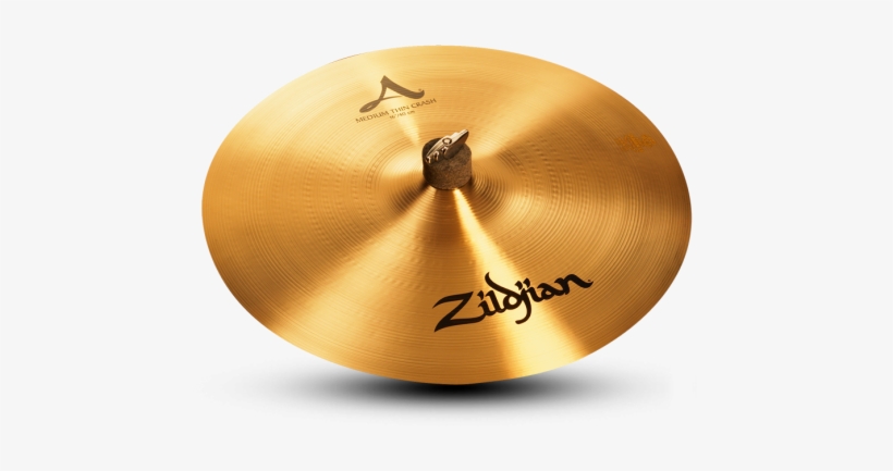 Zildjian A Medium Thin Crash Cymbal 20" Zildjian - Zildjian 16" A Medium Thin Crash Cymbal, transparent png