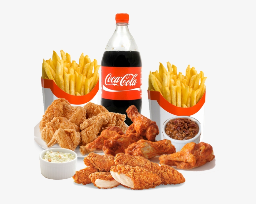8pcs Chicken 6 Boneless Strips 2 Fries Coleslaw Or - French Fries, transparent png